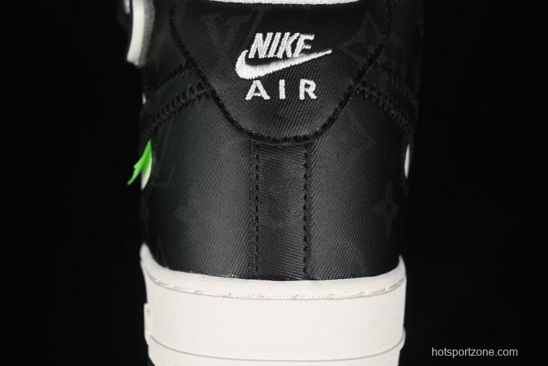 Nike Air Force 1 '07 Mid Casual Sneakers in Black - LL0222-005
