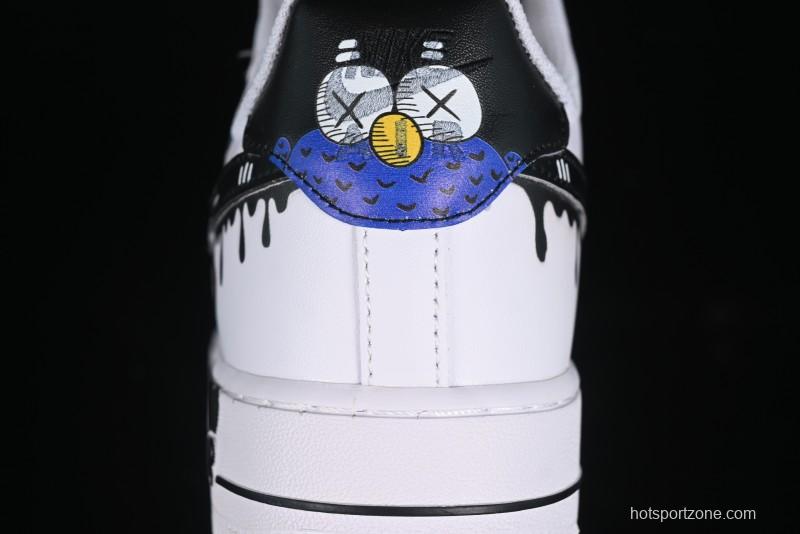 Nike Air Force 1 '07 Low Kaws Bear Collaboration Casual Sneakers - CW2288-111