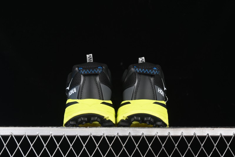 Hoka Mafate Three 2 Ultra-Lightweight Cushioned Trail Running Shoes with Vibram Outsole - 1141572 BHK