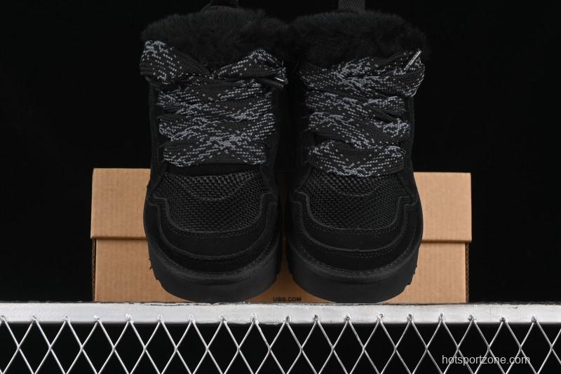 UGG Classic Ultra Mini Mel Dual-Color Lace-Up Low-Top Casual Shoes - 1144032