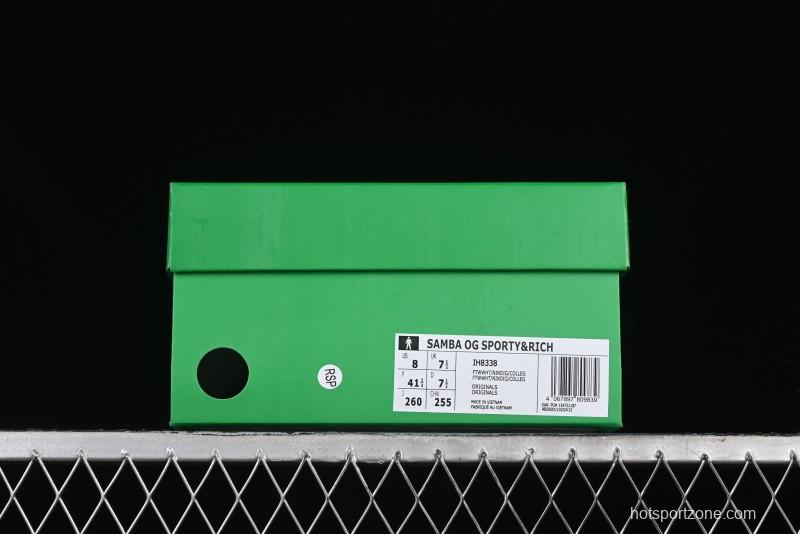 Adidas Originals Samba OG Sporty&Rich Retro Casual Sneakers - IH8338