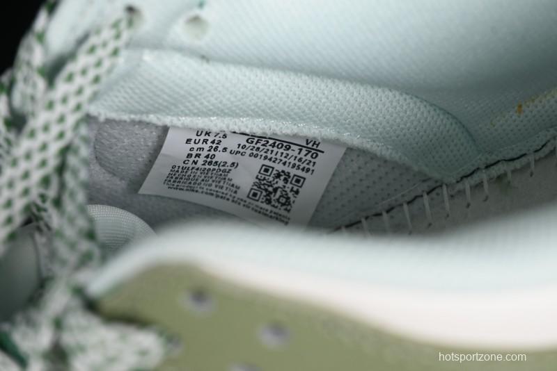 Nike SB Dunk Low Saint Laurent Series - White Green Swoosh Anniversary High-End Custom Low-Top Casual Sneakers - GF2409-170