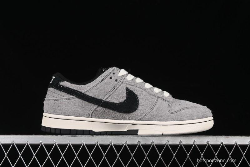 Nike SB Dunk Low Stussy Series - Battle Grey Black Hook Anniversary High-End Custom Low-Top Casual Skate Shoes - MM1089-027