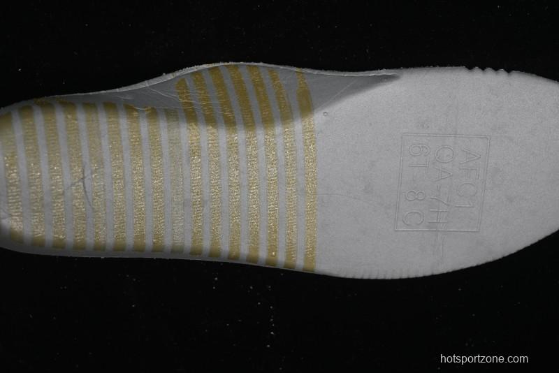 Nike Air Force 1 Mid Custom Hand-Painted Broken Three Hooks Shadow Spray-Painted Strap Mid-Top Casual Sneakers - CW2289-111