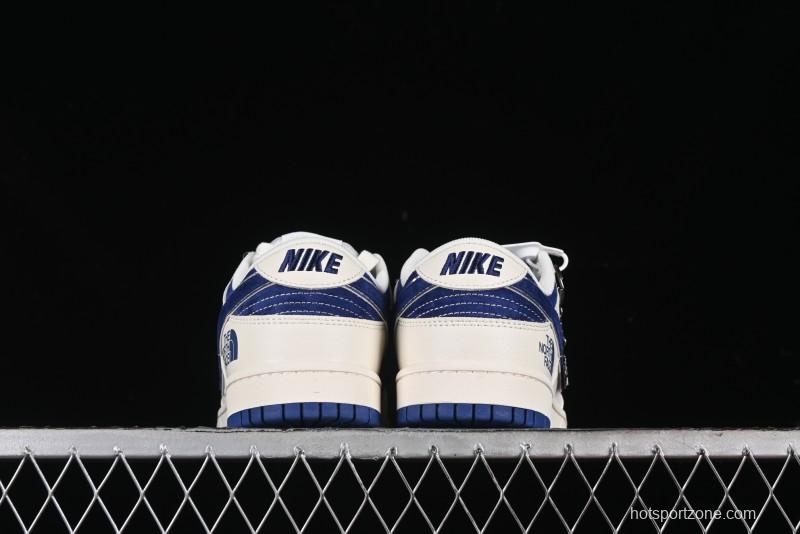 Nike SB Dunk Low The North Face Collaboration - Anniversary Edition Customized Low-Top Casual Skate Shoes - DQ10998-512