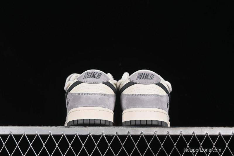 Nike SB Dunk Low Stussy Anniversary Custom Low-Top Casual Skate Shoes - SJ2068-295