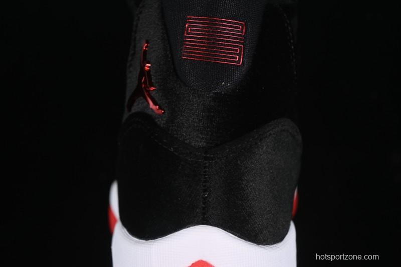 Nike Air Jordan 11 Retro Bred Velvet Basketball Shoes - DB5457-061