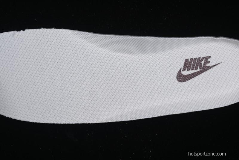 Nike Air Force 1 '07 Low Stussy Collaboration - White Black Sole Low-Top Casual Sneakers - XZ6188-279