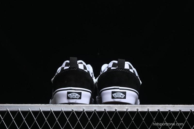 Vans Knu Skool Checkerboard Low Top Retro Casual Vulcanized Sneakers - VN0009QCIVG