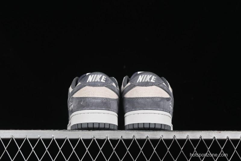 Nike SB Dunk Low Stussy Anniversary Edition Premium Customized Low-Top Casual Sneakers - XX2025-508