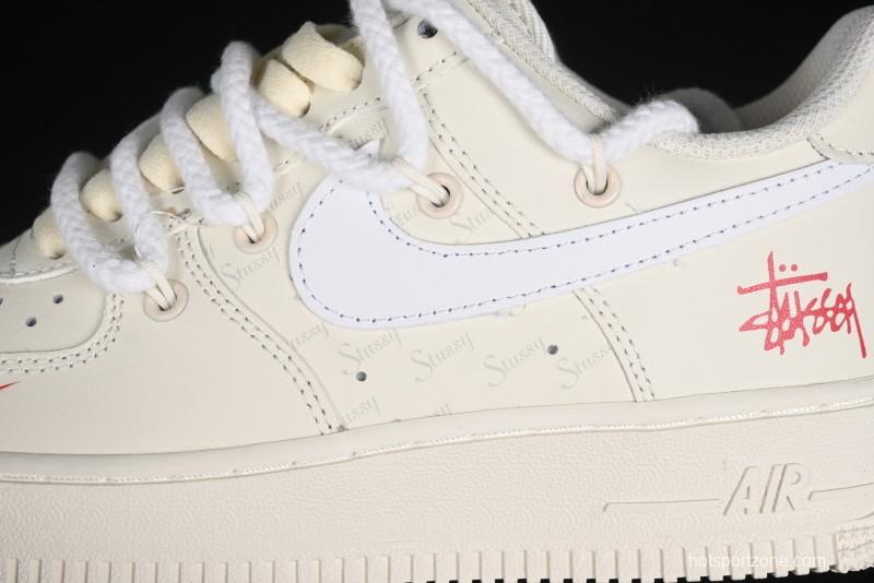 Nike Stussy x Air Force 1 '07 Low Casual Sneakers - ZH0316-047