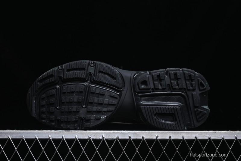 Nike Runtekk V2K Low-Top Retro Running Shoes with Cushlon Foam and Distressed Midsole - HQ1582-001