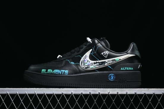 Nike Air Force 1 '07 Low Punk Future Cyberpunk Style Casual Sneakers - DV3464-011