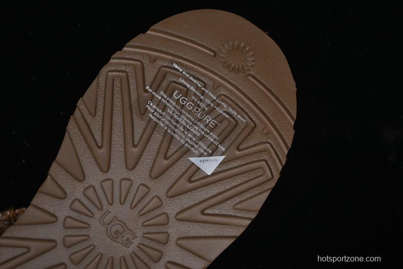 UGG Classic Ultra Mini Mel Dual Color Lace-Up Low-Top Casual Shoes - 1144032