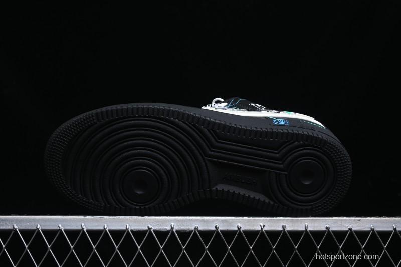 Nike Air Force 1 '07 Low Punk Future Cyberpunk Style Casual Sneakers - DV3464-011