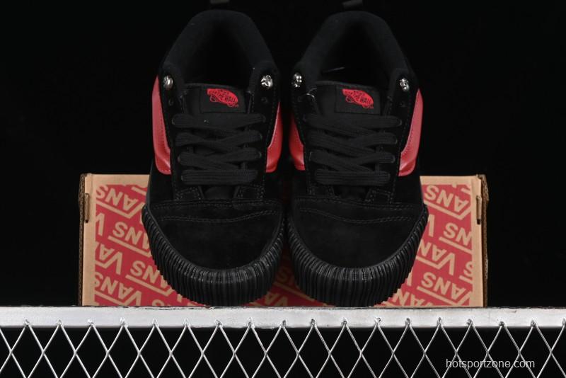 Vans Knu Skool Low Top Retro Casual Vulcanized Slip-On Shoes - VN0009QCSWE