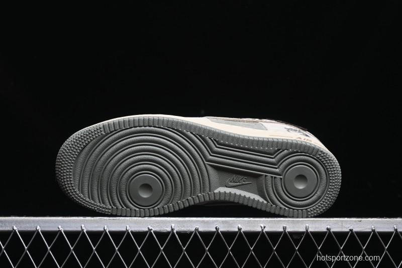 Nike Air Force 1 Low "Green Dragon Crescent Blade" Casual Sneakers - CD1212-555