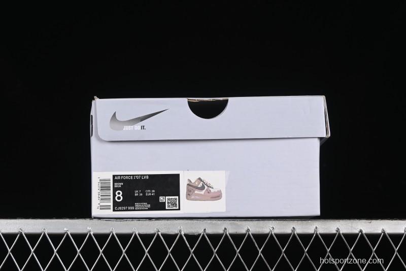 Nike Air Force 1 '07 Low Maillard Bear Casual Sneakers - CJ9297-999