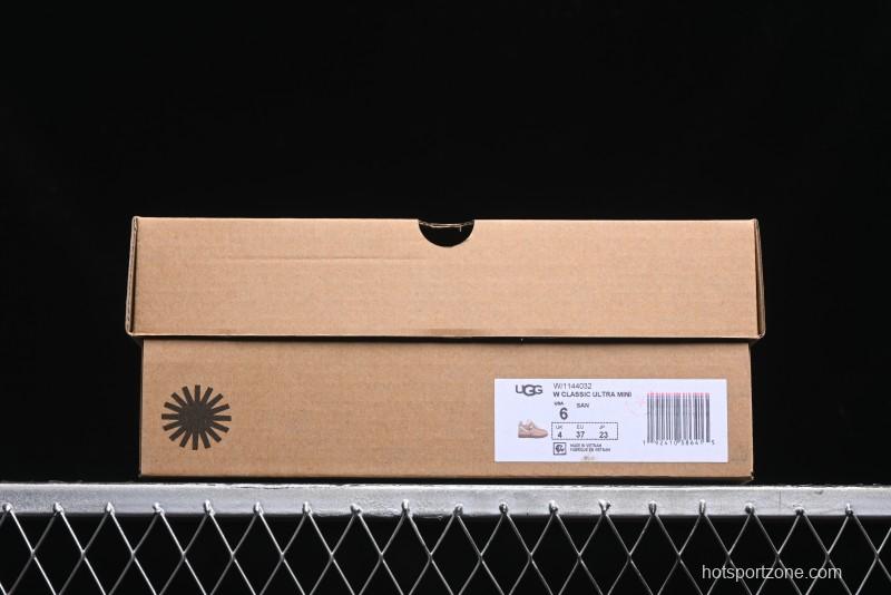 UGG Classic Ultra Mini Mel Two-Tone Lace-Up Low-Top Casual Shoes - 1144032