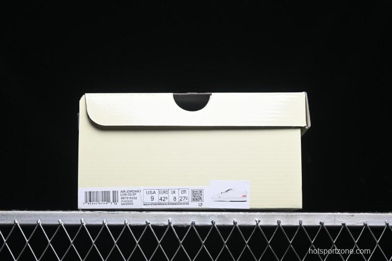 Nike Travis Scott x Fragment Design x Air Jordan 1 Low OG SP AJ1 Sneakers - BB7518-002