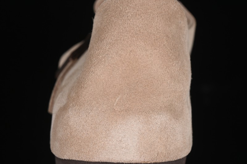 Birkenstock London BS Unisex Slip-On Comfort Shoes with Soft Suede Leather and Lambswool Insole - G.D4