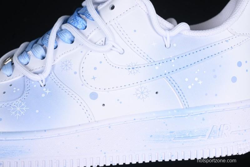 Nike Air Force 1 '07 Low Snow Tie-Dye Casual Sneakers with Lace-Up Closure - ZH0316-057