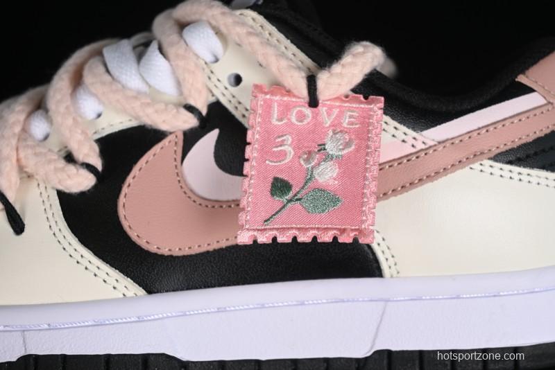 Nike Dunk Low White Dream Garden Black White SB Low Top Casual Skate Shoes - FD1232-001