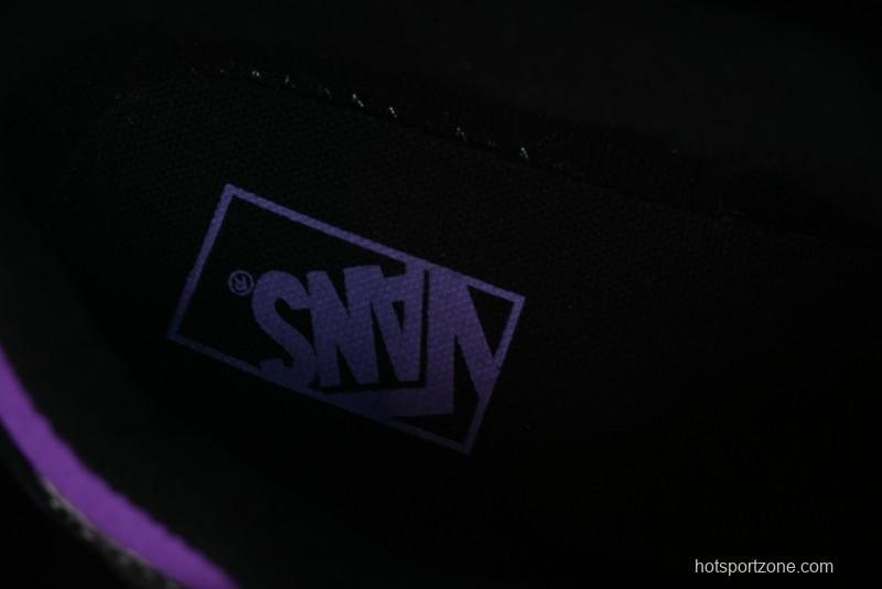 Vans Classics Knu Skool Black Purple Slip-On Shoes - VN0009QCSWE