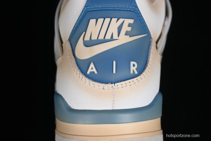 Nike Air Jordan 4 Retro Basketball Shoes Blastoise Collaboration - 308797-105