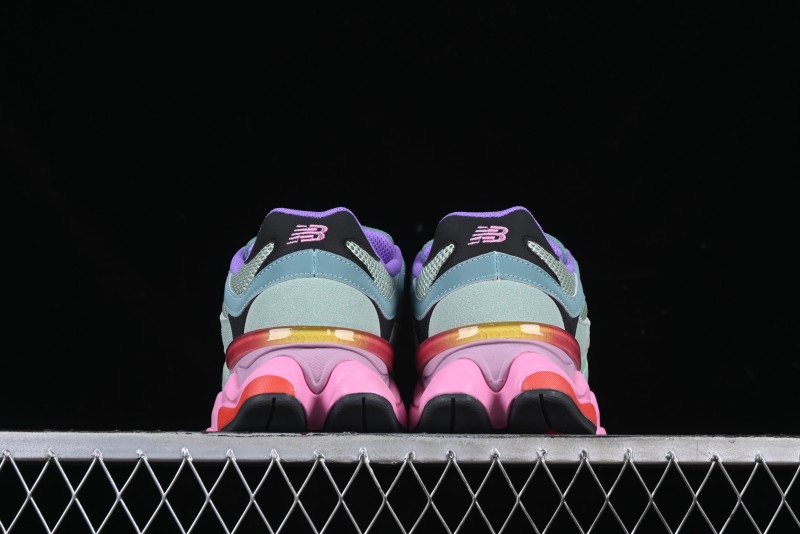 New Balance 9060 Retro Casual Running Sneakers with ABZORB Cushioning Technology - U9060WRB