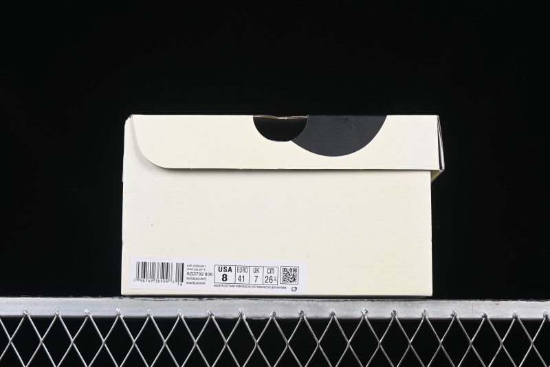 Nike Travis Scott x Fragment Design x Air Jordan 1 Low OG SP AJ1 Moncler Collaboration White Grey Low Top Casual Sneakers - AG3702-806