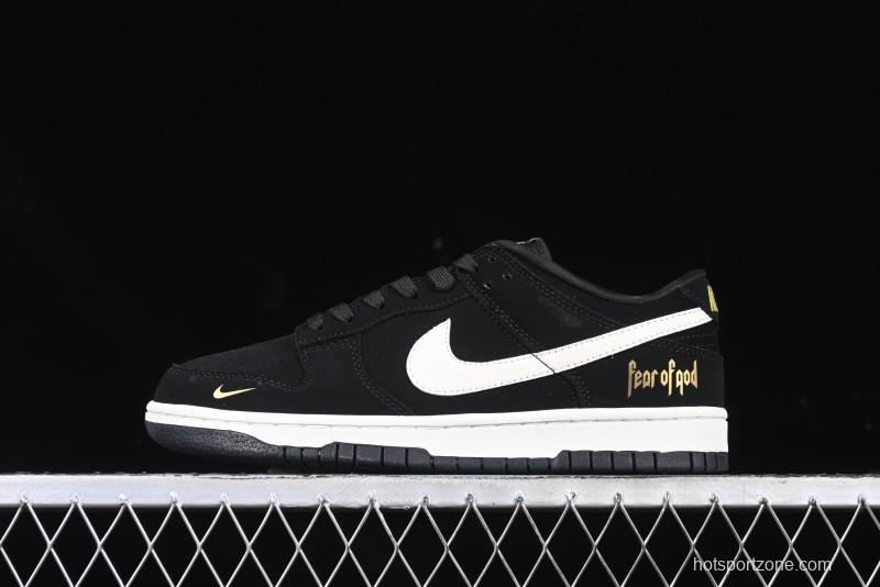 Nike SB Dunk Low FOG Collaboration - Anniversary High-End Custom Low-Top Casual Sneakers - KK1333-016
