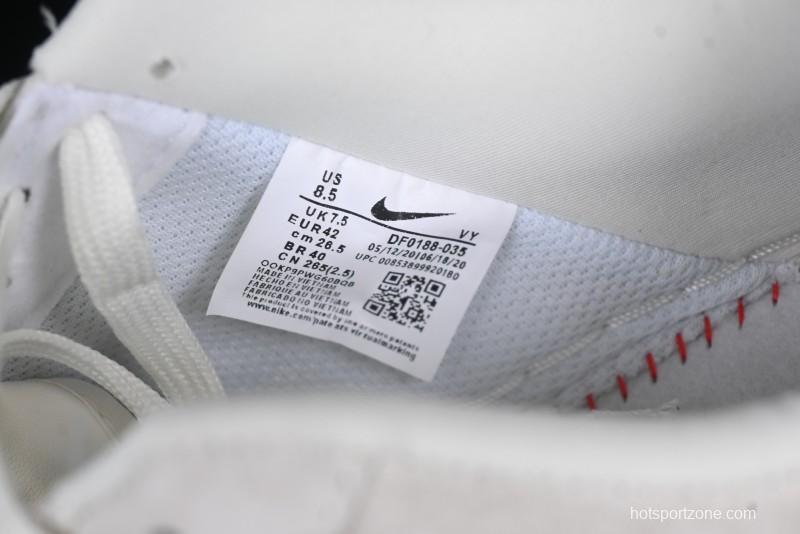 Nike Air Force 1 '07 Low Grey Pig Suede Graffiti Casual Sneakers - DF0188-035