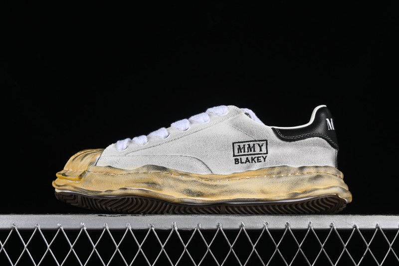Wayne MMY Original Sole Leather Low Sneaker with Deconstructed Ice Cream Outsole - W.E5