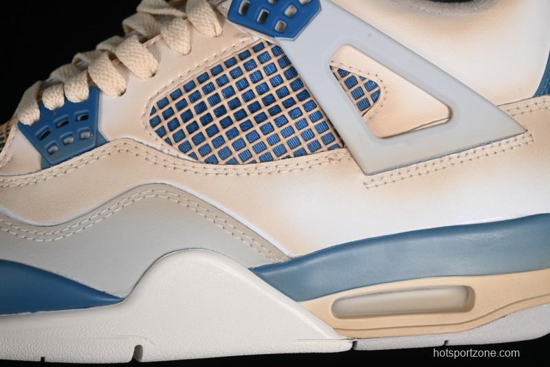 Nike Air Jordan 4 Retro Basketball Shoes Blastoise Collaboration - 308797-105