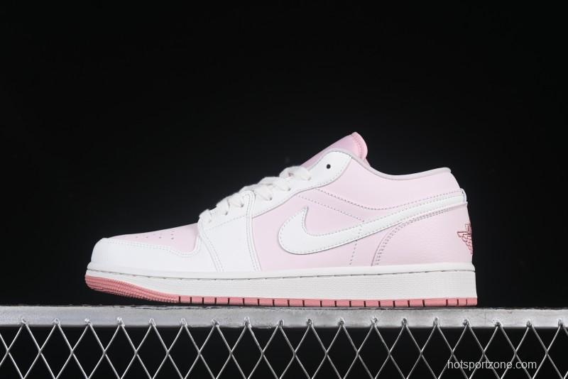 Nike Air Jordan 1 Low AJ1 Retro Casual Sneakers in Youthful Pink - IH0823-611