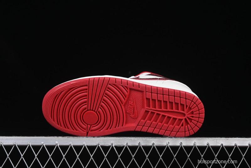Nike Air Jordan 1 Low AJ1 White Red Casual Sneakers - HJ9338-106