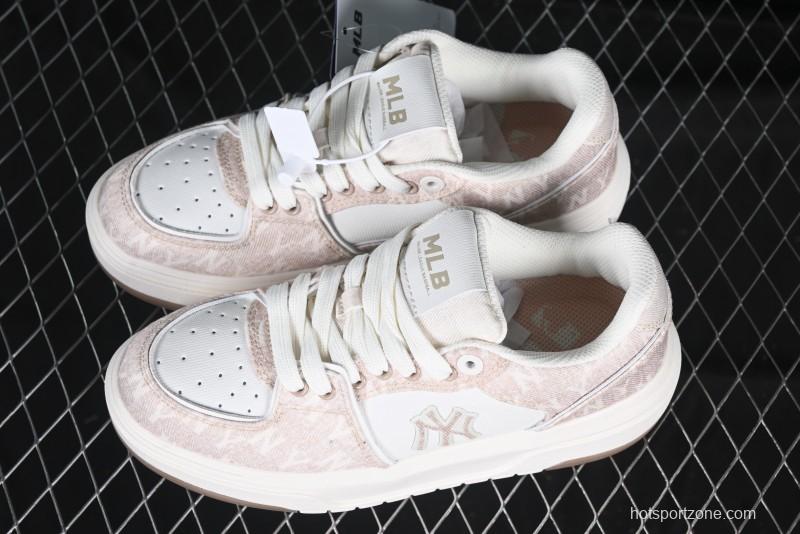 New York Yankees MLB Chunky Liner Denim Monogram SL Platform Sandals - 3ASXS015N50BGS