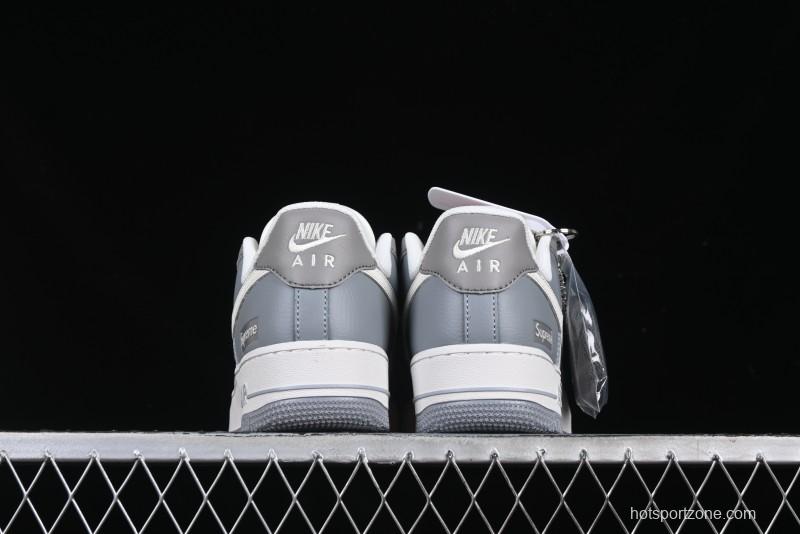 Nike Air Force 1 '07 Low Supreme Collaboration Polka Dot Swoosh Casual Sneakers - DM6688-023