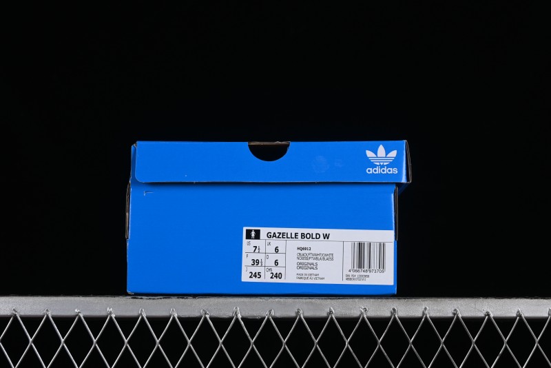 Adidas Originals Gazelle Bold HQ6912 Low-Top Sneakers with Thick Sole for Casual Wear Anti-Slip and Durable - HQ6912