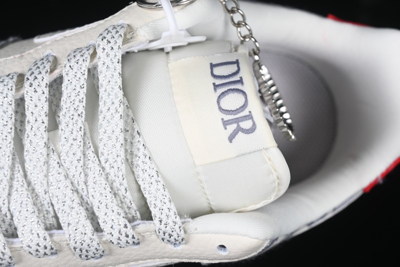 Nike Air Force 1 '07 Low Dior Collaboration - Grey Pattern Low-Top Casual Sneakers - DF0188-021