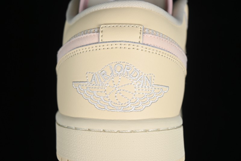 Nike Air Jordan 1 Low AJ1 Khaki Pink Low-Top Lifestyle Basketball Shoes - FQ1925-100