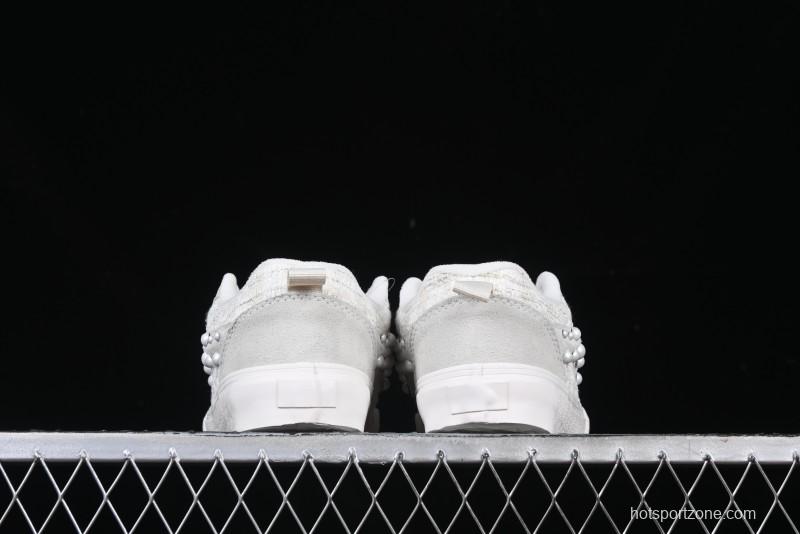 Vans Knu Skool Pearl White Chunky Sneakers with D-Ring Lacing System - VN000D22QC5