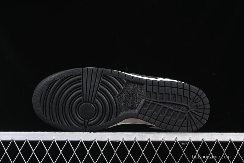 Nike SB Dunk Low Lightning Collaboration Daisy White Swoosh Anniversary Custom Low-Top Casual Skate Shoes - DJ2024-073