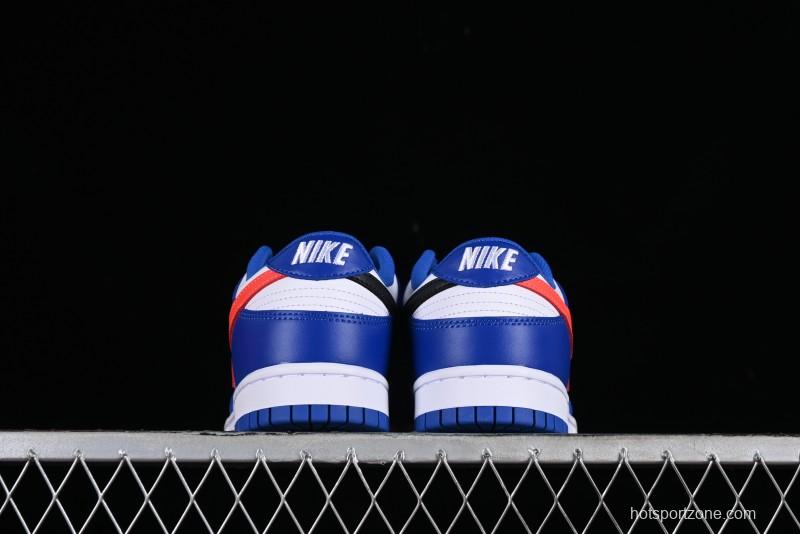 Nike Dunk Low SB Casual Skate Shoes in White Blue Red - CW1590-104