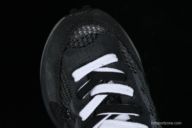 Nike Sacai VaporWaffle 3.0 Deconstructed Sneakers with Overlapping Swoosh and Double Tongue - CV1363-105