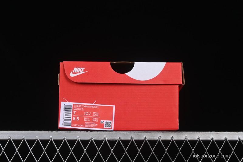 Nike Zoom Vomero 5 Retro Casual Running Shoes with Lightweight EVA Midsole - FJ2028-001