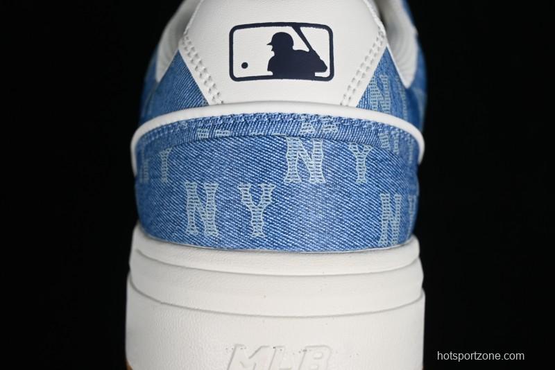 MLB Chunky Liner Basic Height Increasing Platform Sneakers with 6cm Inner Lift - 3ASXCLD4N50BLS