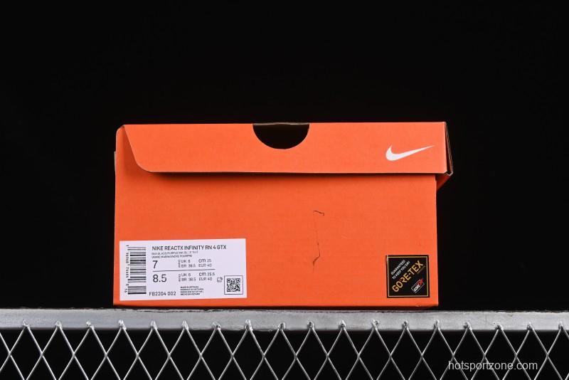 Nike Infinity Run 4 Gore-Tex Waterproof Road Running Shoes with ReactX Foam - FB2204-002