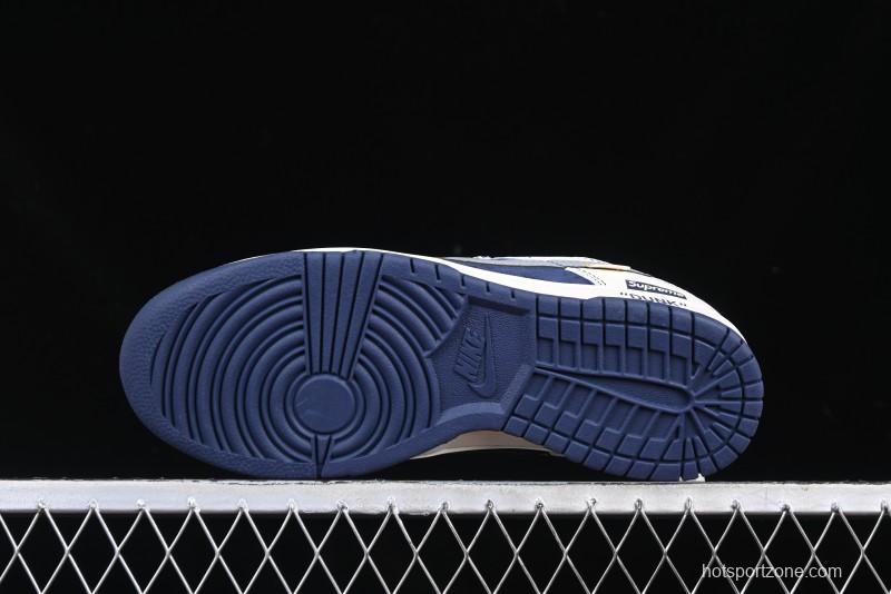 Nike SB Dunk Low Stussy Anniversary Edition Customized Low-Top Casual Sneakers - DM6868-035